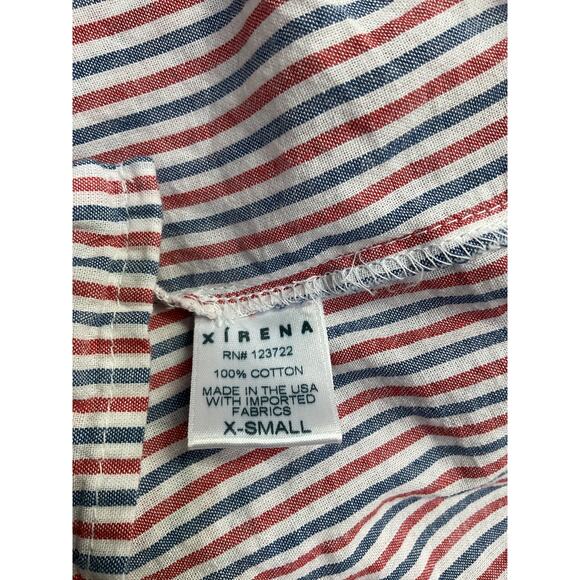 Xirena 'Teddy' Blue Cotton Shirt Size XS - Picture 5 of 5